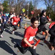 Runners participate in the NIH Relay