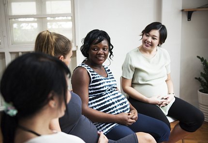 Maternal obesity Four pregnant mothers speak to each other